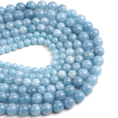 Natural Aquamarine Gemstone Beads for Handmade Jewelry