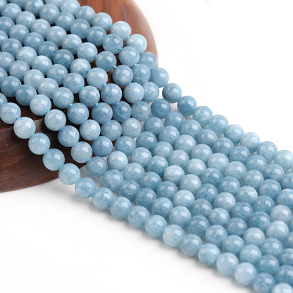 Natural Aquamarine Gemstone Beads for Handmade Jewelry