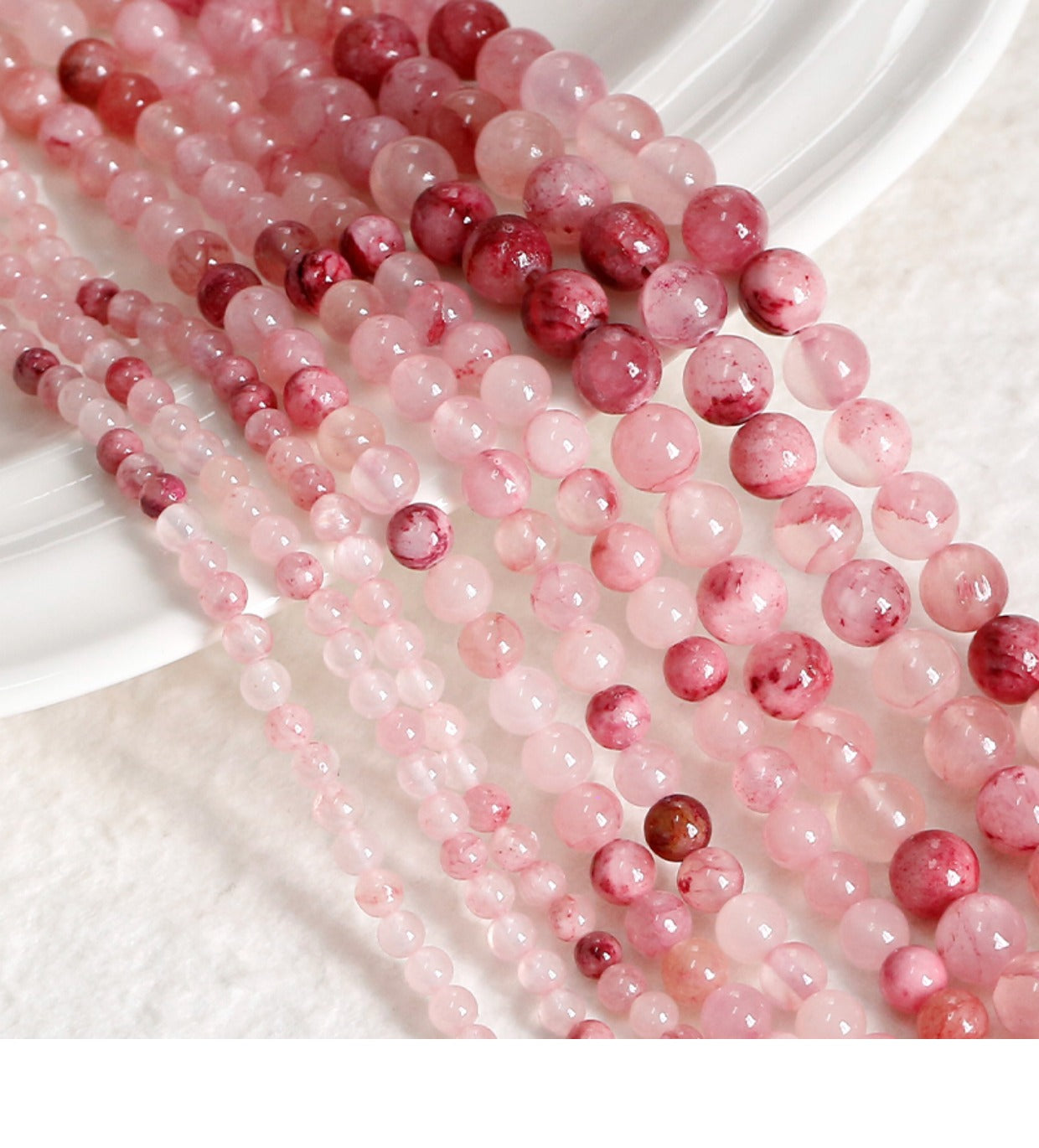 Natural Blood-Red Persian Agate Round Beads for DIY Handmade Necklace & Bracelet Jewelry Making