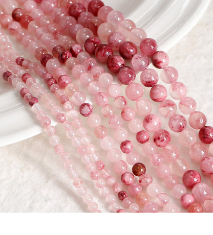 Natural Blood-Red Persian Agate Round Beads for DIY Handmade Necklace & Bracelet Jewelry Making