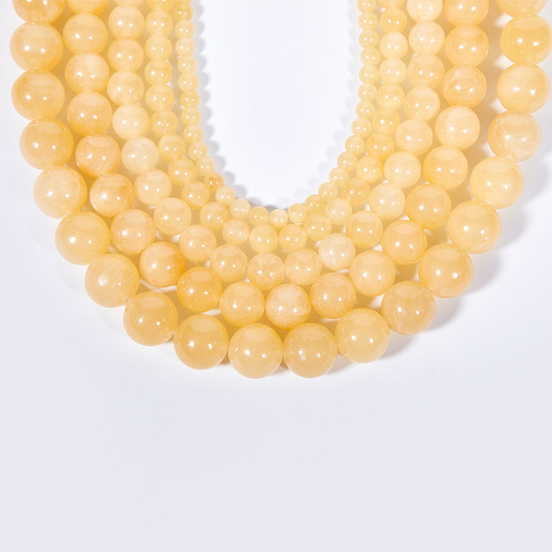 Natural Yellow Gemstone Beads for Custom Jewelry Making