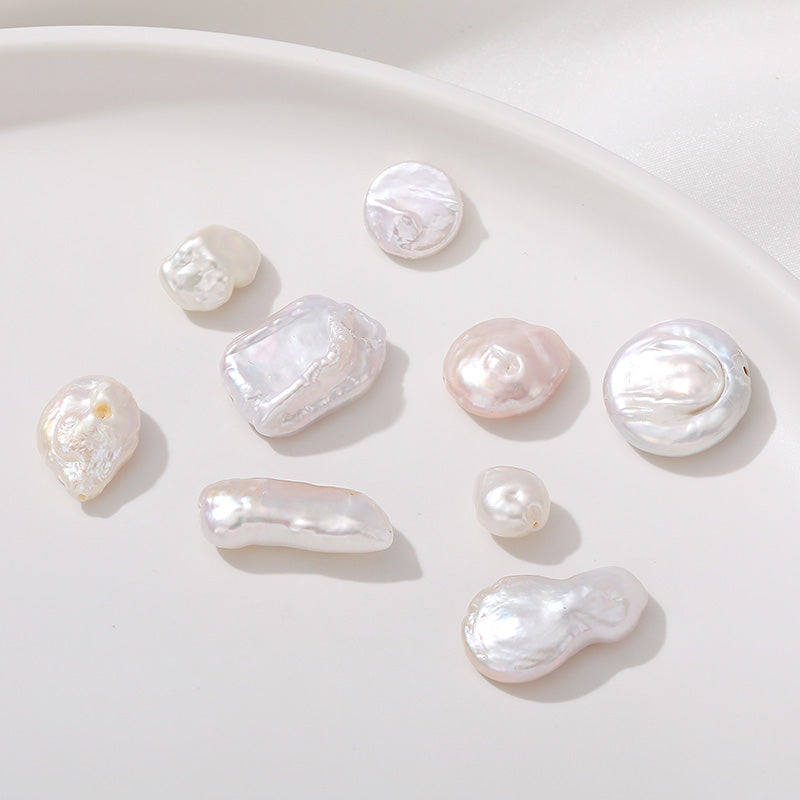 Natural Freshwater Baroque Shaped Pearls DIY Bead