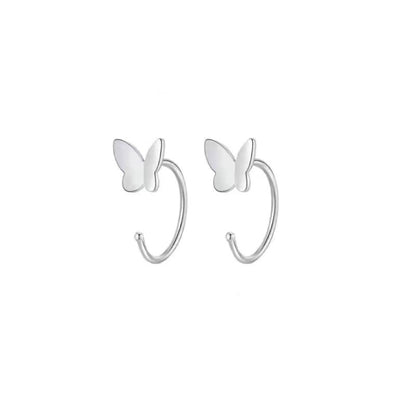 S999 Silver Cartilage Earring   Piercing Jewelry  Earrings  , Hypoallergenic