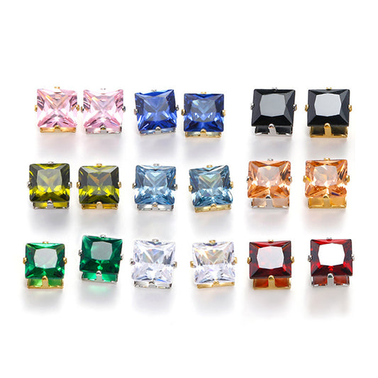 Square Zirconia Beads  5*5MM