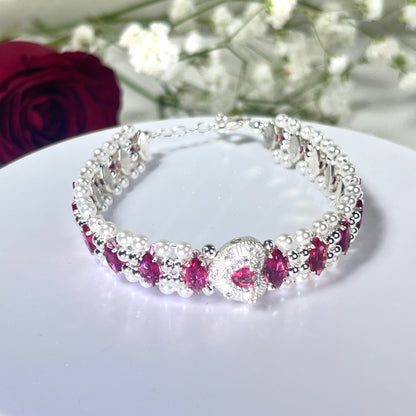 'Sweetheart' Zircon Handmade Bracelet DIY Kit