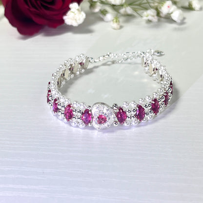 'Sweetheart' Zircon Handmade Bracelet DIY Kit