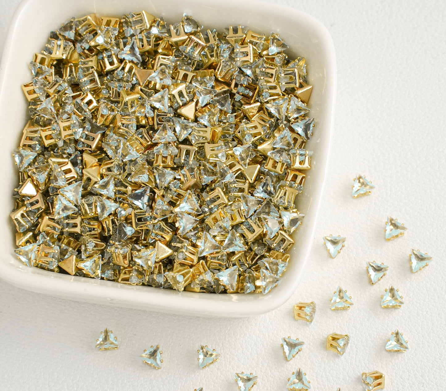 Triangle Zirconia Beads 4MM