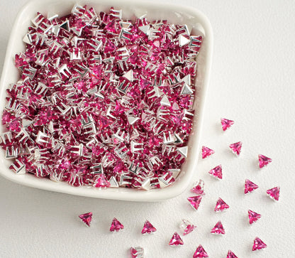 Triangle Zirconia Beads 4MM