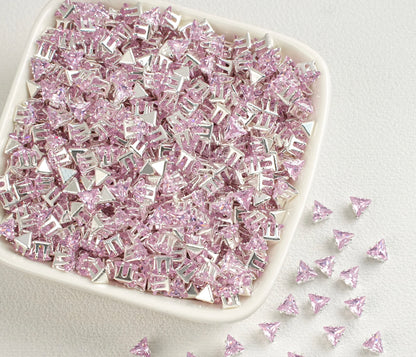 Triangle Zirconia Beads 4MM