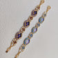 Victoria Phantom - Handcrafted Custom Seed Bead Gemstone Bracelet