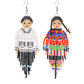 Boy&Girl Vintage Bohemian Earrings Egyptian Seed Bead Handmade Tassel Earrings