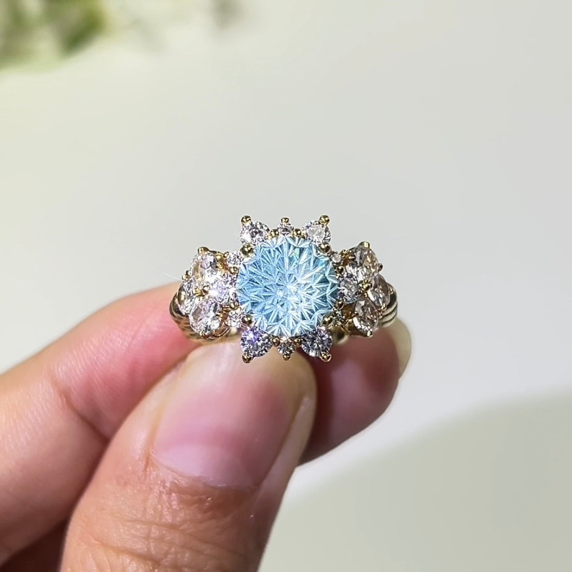 OneMillet DIY Ring Kit-100 with Firework-Cut Cubic Zirconia
