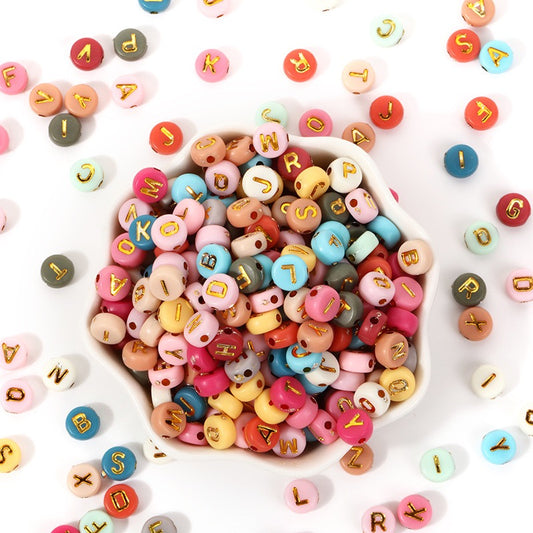 Letter Colorful Beads