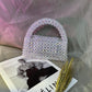 Handmade beads bag fashion handbag