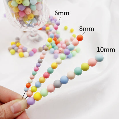 Beads for DIY High-Quality Beads 6mm 8mm 10mm Mix-Beads Colorful